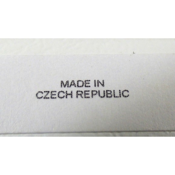 Glass Nail File Christmas Ornaments Czech Crystal Hand Painted Medium 5.5" - Picture 9 of 12